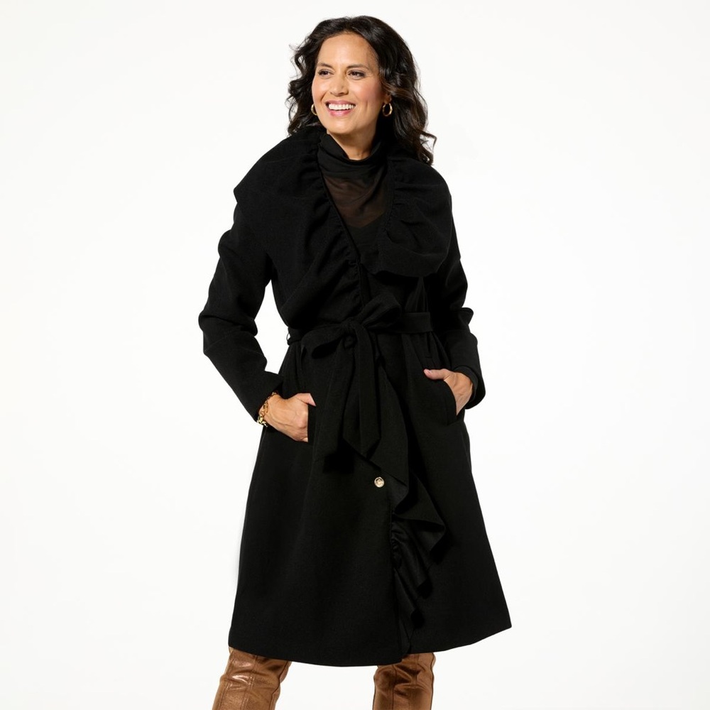 C Wonder by Christian Siriano Runway‎ Ruffle Coat -